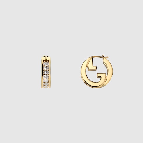 Gucci Blondie crystal mini earrings