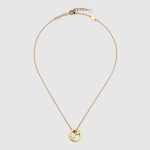 Collana Gucci Blondie con pendente e cristalli
