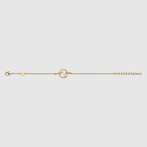 Gucci Blondie enamel charm bracelet