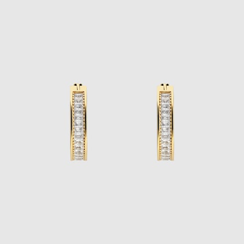 Boucles d’oreilles en émail Gucci Blondie avec cristaux