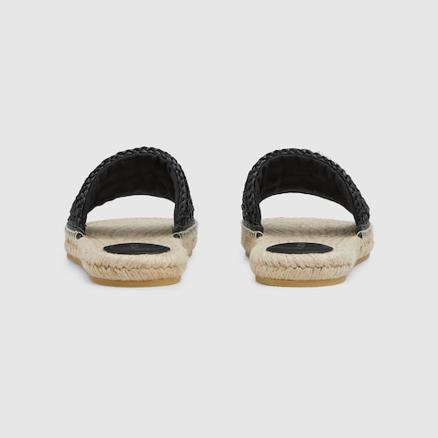Women's espadrille with crystal Interlocking G