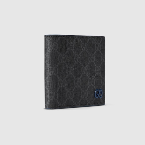 Blue interior GG bi-fold wallet