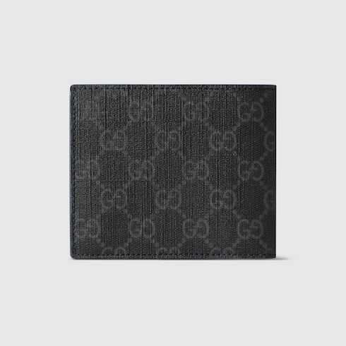 Blue interior GG bi-fold wallet