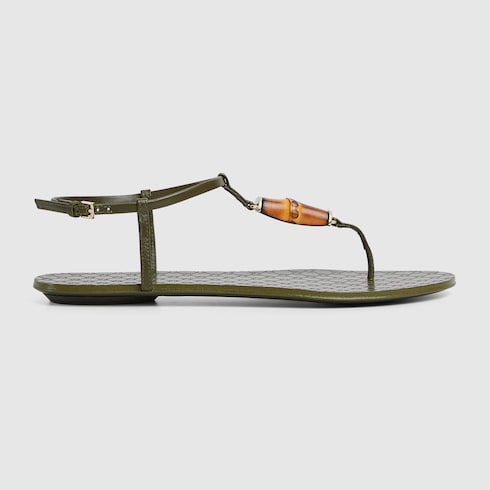 Women's thong sandal with Bamboo Detail 2