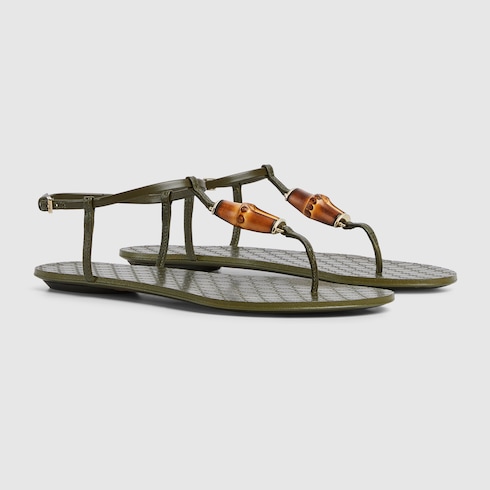 Women's thong sandal with Bamboo Detail 2