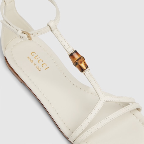 Women's sandal with bamboo detail