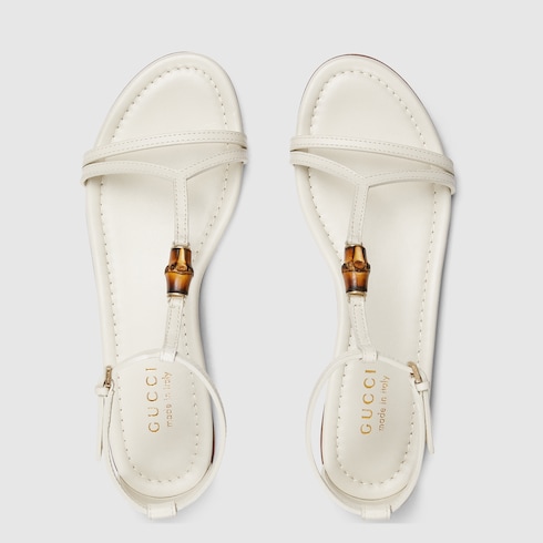 Women's sandal with bamboo detail