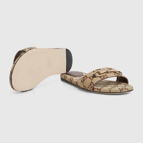 Women's slide sandal with Horsebit