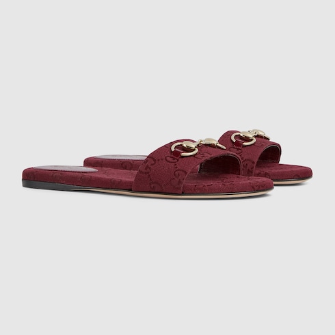 Women's slide sandal with Horsebit