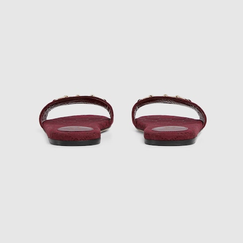 Women's slide sandal with Horsebit