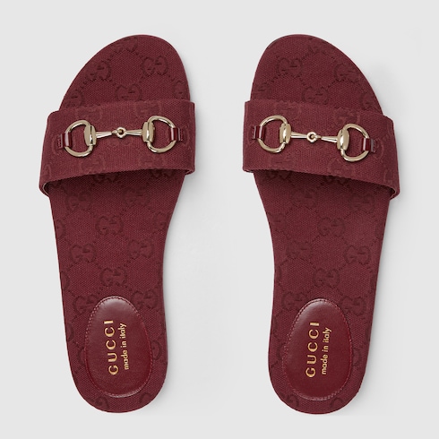 Women's slide sandal with Horsebit