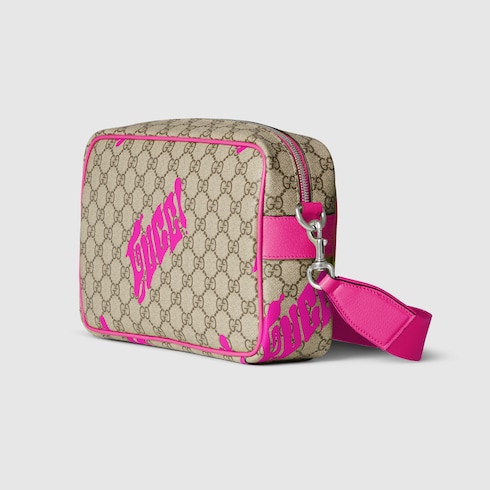 Medium crossbody bag with print