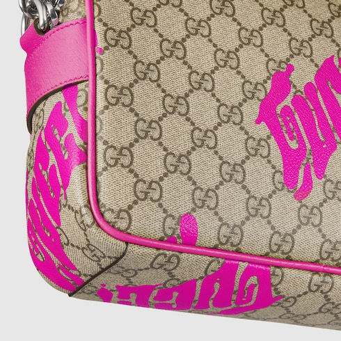 Medium crossbody bag with print