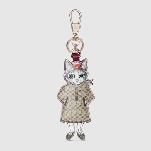Yuko Higuchi cat-shaped keychain