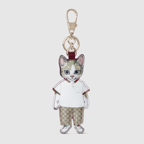 Yuko Higuchi cat-shaped keychain