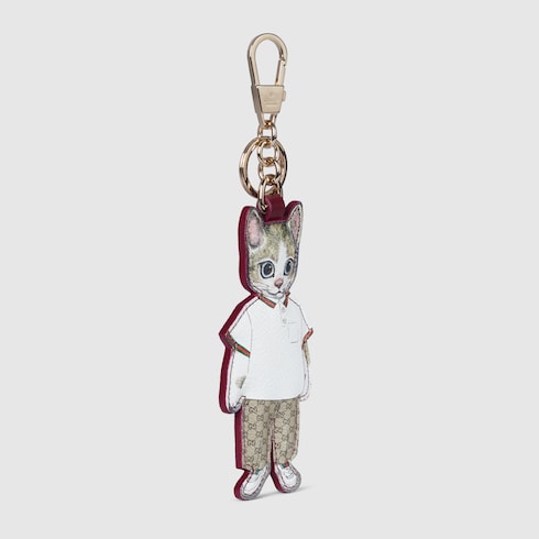 Yuko Higuchi cat-shaped keychain