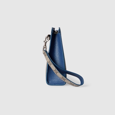 Blue trim small pouch