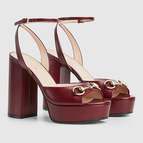 Women's Horsebit platform sandal