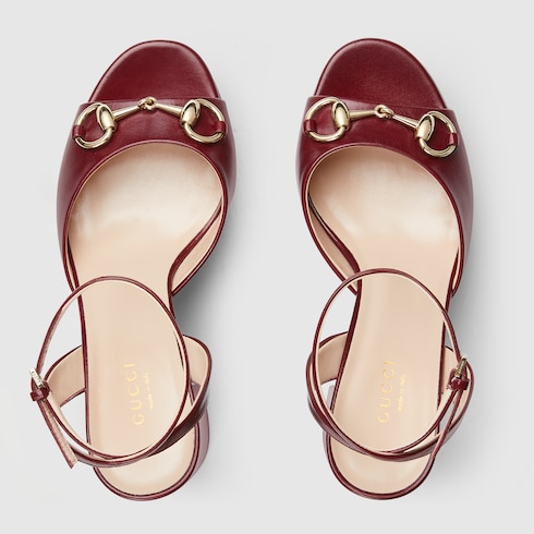 Women's Horsebit platform sandal