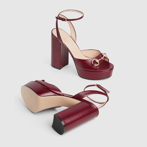 Women's Horsebit platform sandal