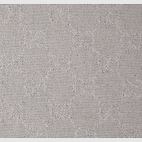 Scialle in lana e seta GG jacquard