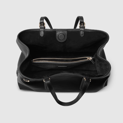 Borsa shopping GG Emblem misura grande