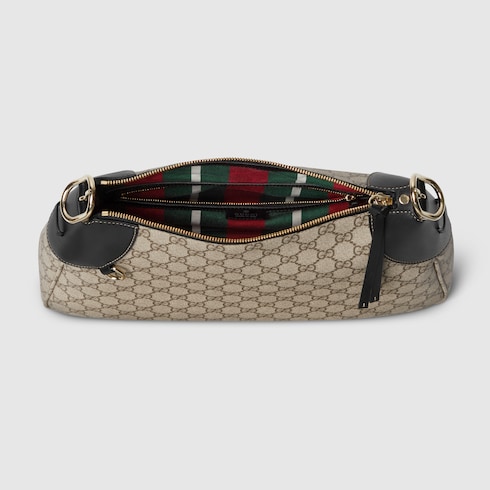 Borsa a spalla GG Emblem misura grande