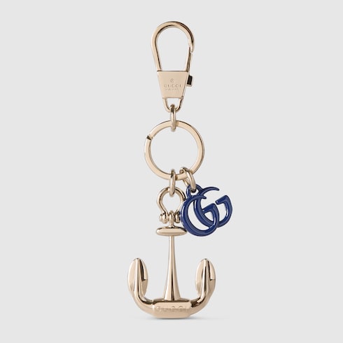 Keychain with anchor and Double G Detail 2