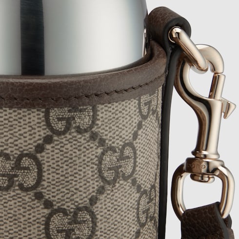 Steel bottle with fabric holder