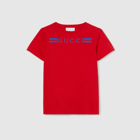 Kinder-T-Shirt aus Baumwolle mit Print