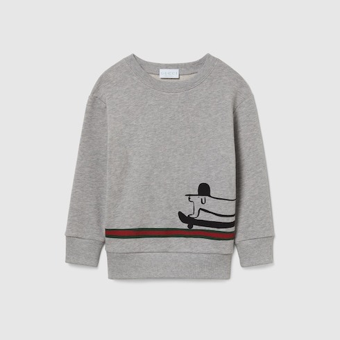 Children's cotton sweatshirt with print