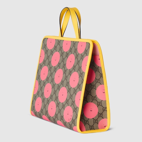 Children's printed GG tote bag