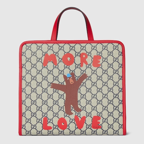 Children's GG tote bag with print