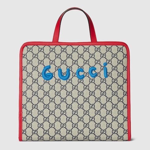 Children's GG tote bag with print