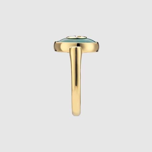 Anillo Gucci Interlocking de 18 quilates