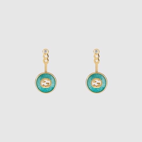 Boucles d’oreilles 18 carats Gucci Interlocking