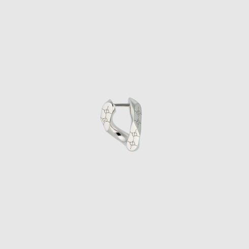 Gucci Signature engraved earrings