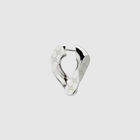 Pendientes Gucci Signature grabados grandes