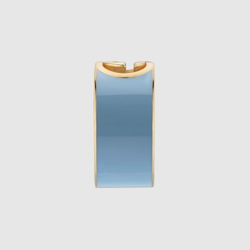 Gucci Interlocking enamel ring