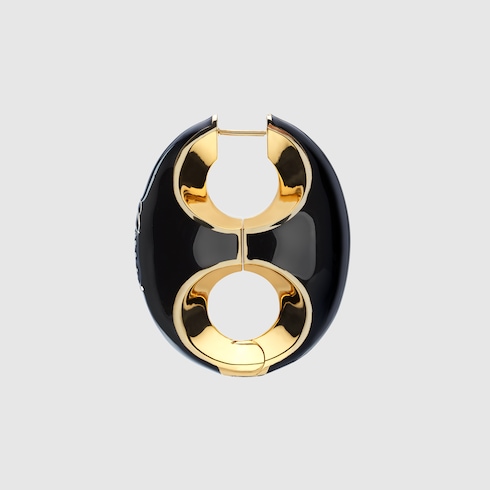 Gucci Marina Chain enamel earrings
