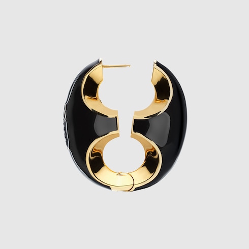 Gucci Marina Chain enamel earrings
