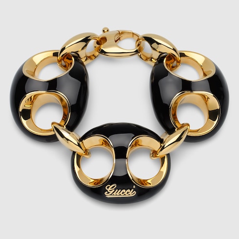 Bracelet en émail Gucci Marina Chain