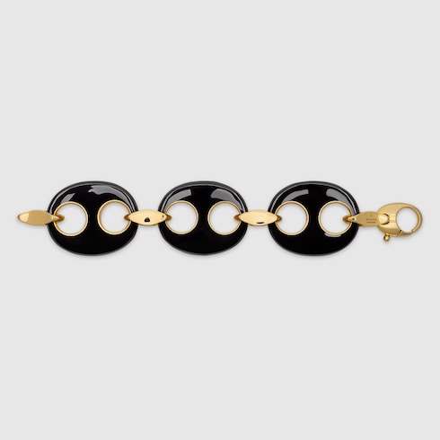 Bracelet en émail Gucci Marina Chain