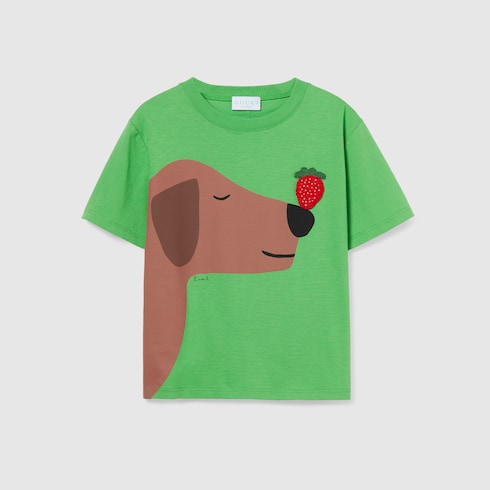 Children's printed cotton T-shirt