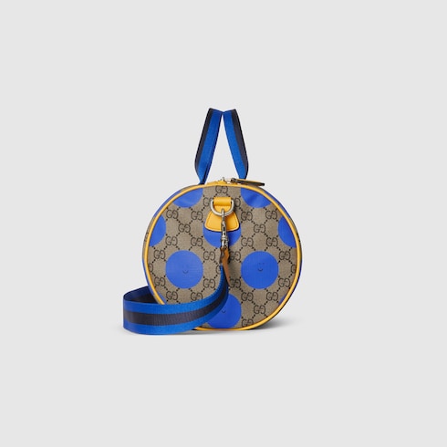 Bolso mano infantil con asa, estampado y GG