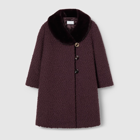 Manteau pour enfant en laine