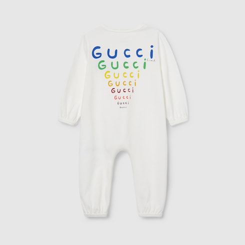 Combinaison pour bébé en coton à imprimé