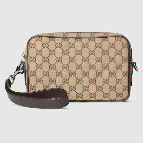 GG canvas small crossbody bag in beige and brown GG canvas GG canvas small crossbody bag in beige and brown GG canvas
