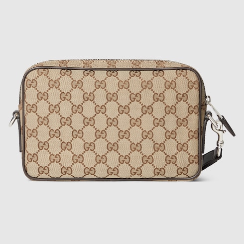 Sac à bandoulière en toile GG petit format