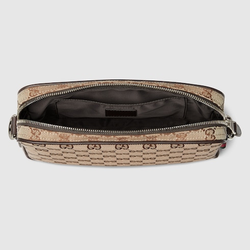 Borsa a tracolla in tessuto GG misura piccola